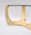 1970's End Tables by Karl Springer Faux Goatskin Brass For Sale - Image 10 of 13