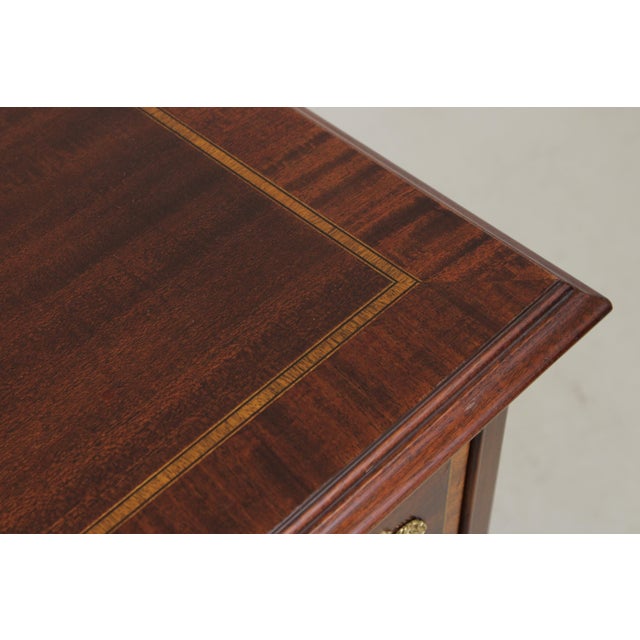 Pair of Councill Craftsmen Mahogany Nightstands Bachelors Chests For Sale - Image 10 of 13