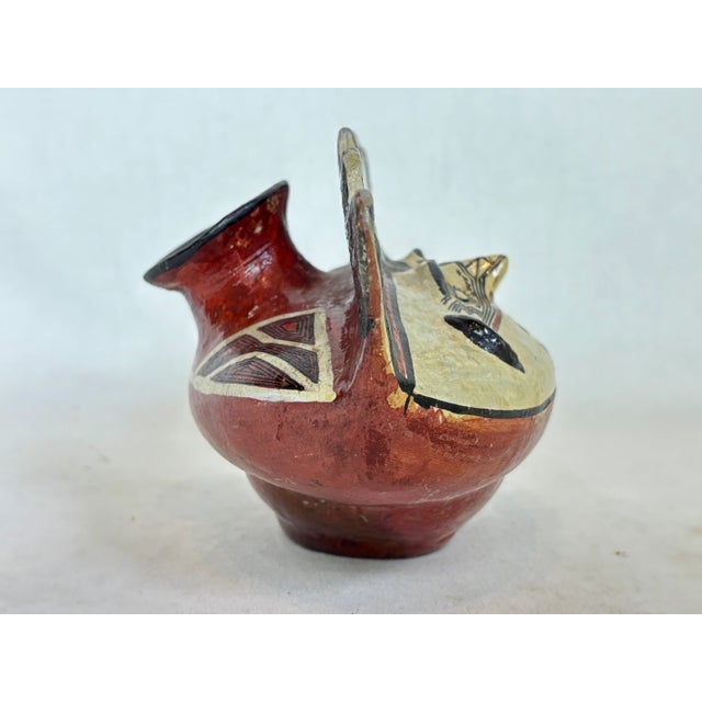 Mid 20th Century Peruvian Face Jug For Sale - Image 4 of 11