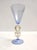 Octagonal Tipetto Goblet in Light Blue Murano Glass, Italy, 2000s For Sale - Image 9 of 10