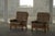 1950s Vintage Danish Lounge Chairs in Oak and Textile by Henning Kjærnulf, 1950s, Set of 2 For Sale - Image 5 of 18