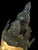 Metal Mounted Asian Gold Buddha Head on Black Pedestal For Sale - Image 7 of 10