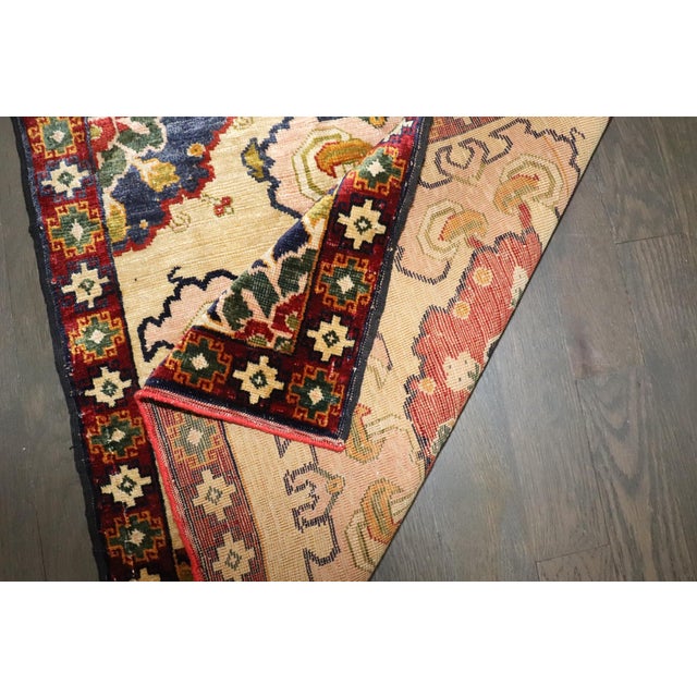 Early 20th Century Rare Silk Khotan Carpet rug no. j4802 For Sale - Image 5 of 6