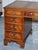 Vintage Pedestal Desk with Hunter Green Leather by Bevan Funnell For Sale - Image 3 of 18