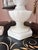 Vintage White Carved Alabaster Lamps - a Pair For Sale - Image 10 of 12