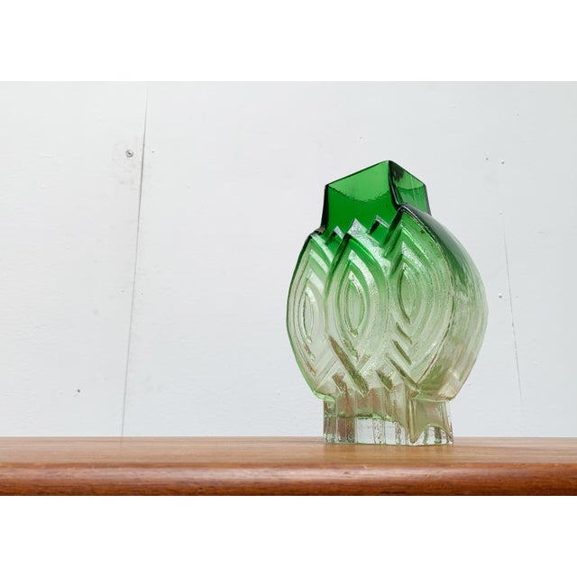 Vintage Finnish Glass Vase by Kaj Blomqvist for Kumela For Sale - Image 15 of 18