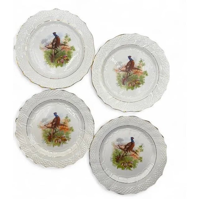 1920s Antique French Moulin Des Loups Dessert Plates - Set of 12 For Sale - Image 5 of 5