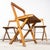 Vintage Beech Bar Back Folding Chair, 1960s, Set of 6 For Sale - Image 4 of 11