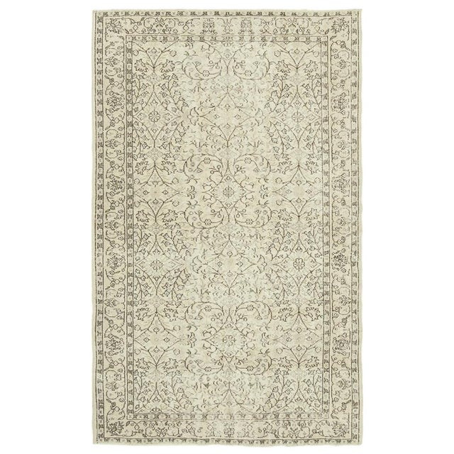 Textile Vintage Turkish Handmade Rug For Sale - Image 7 of 7