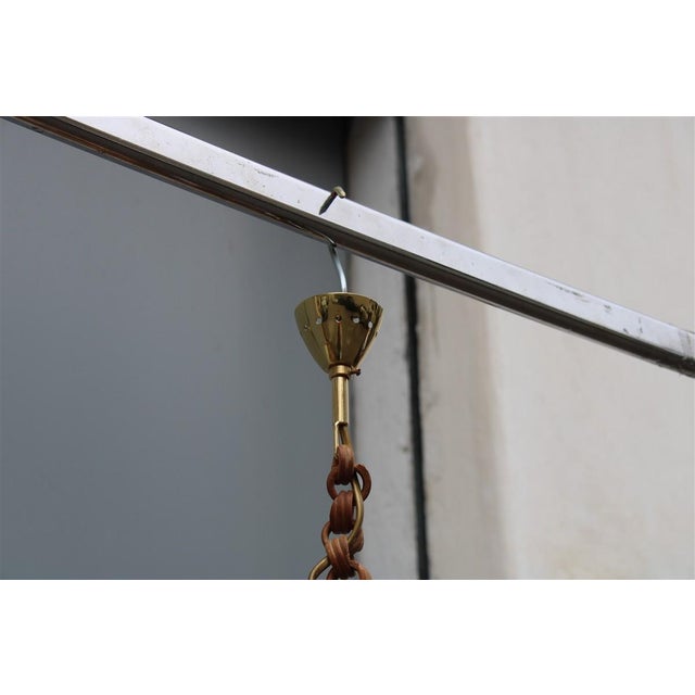 Vienna Straw and Bamboo Pendants, Italy, 1970s, Set of 2 For Sale - Image 11 of 14