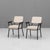 Beige Metal Framed Chairs, 1950, Set of 2 For Sale - Image 8 of 8