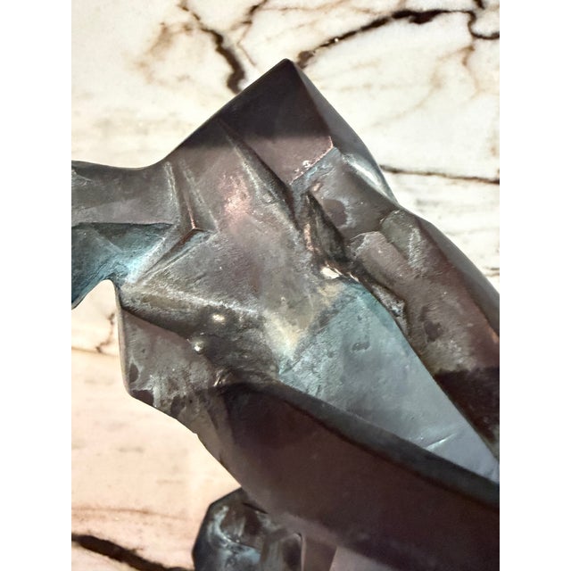 Bronze Abstract Cubist Golfer Sculpture For Sale In Miami - Image 6 of 9
