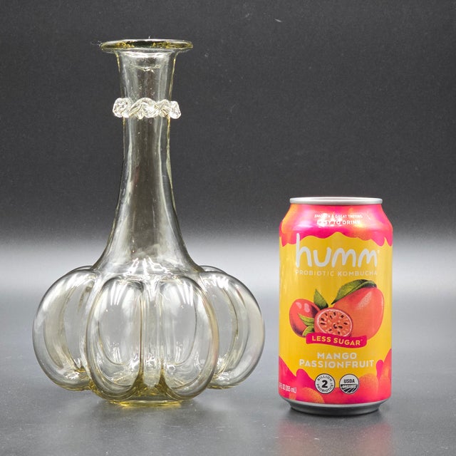 1990s 1990s Theresienthal Crystal Pumpkin Carafe/Vase (Kürbisflasche) For Sale - Image 5 of 5