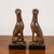Brown Art Deco Statues of Dogs, Set of 2 For Sale - Image 8 of 9