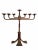 Antique Early 20th Century Gothic Revival Wrought Iron Candle Holder For Sale - Image 9 of 9