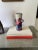2020s Hand-Painted Modernist Rounded Handle Urn Vase For Sale - Image 5 of 8