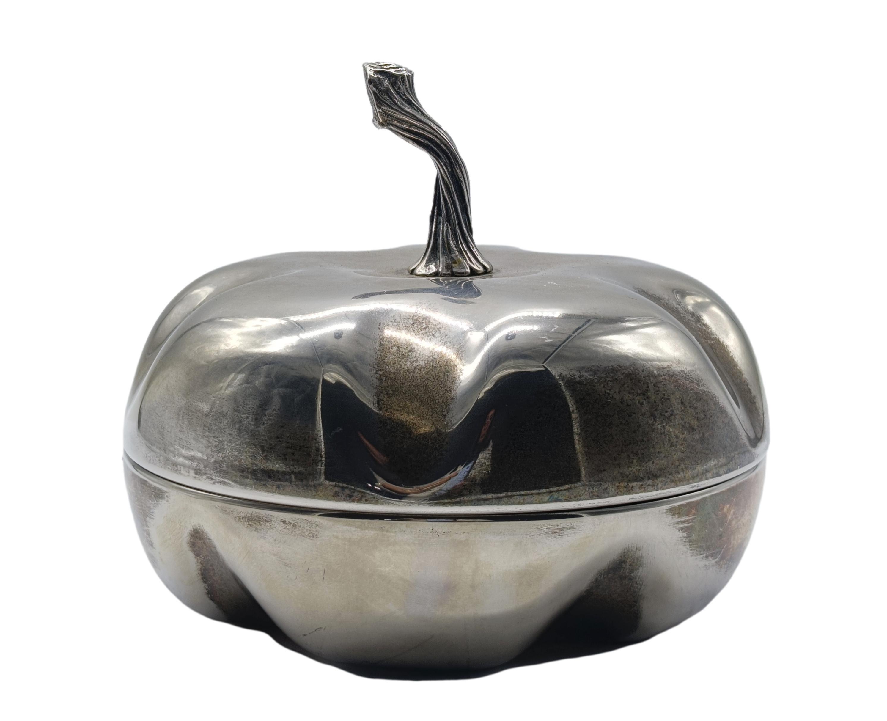 Silver Plated Decorative Box from Christian Dior, 1970s | Chairish