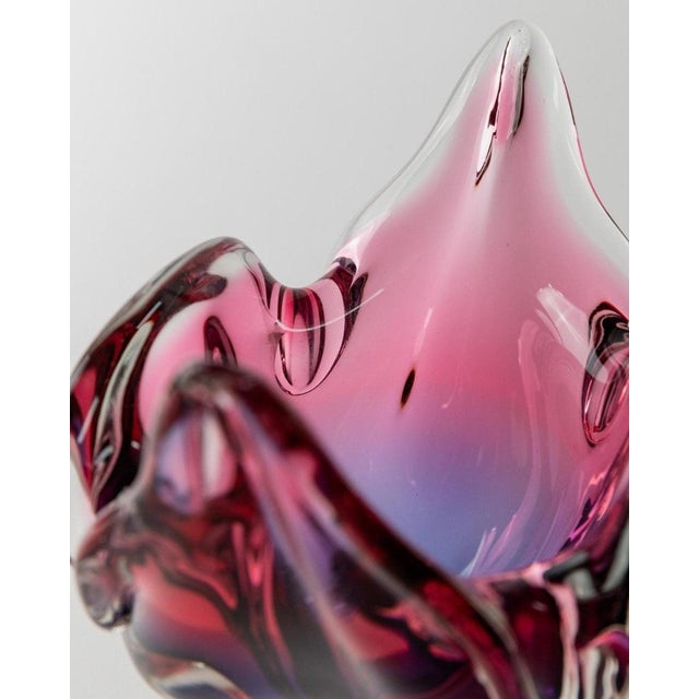 Vintage Murano Glass Bowl, 1970s For Sale - Image 5 of 11
