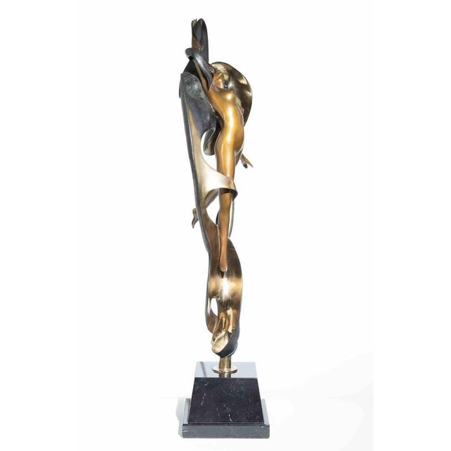 Angelo Basso, Leda Sculpture, 1986, Bronze For Sale - Image 3 of 11
