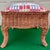 Vintage Wicker Footstool With Needlepoint Top For Sale - Image 9 of 10