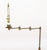 Modern Brass Swing-Arm Floor Lamp For Sale - Image 4 of 7