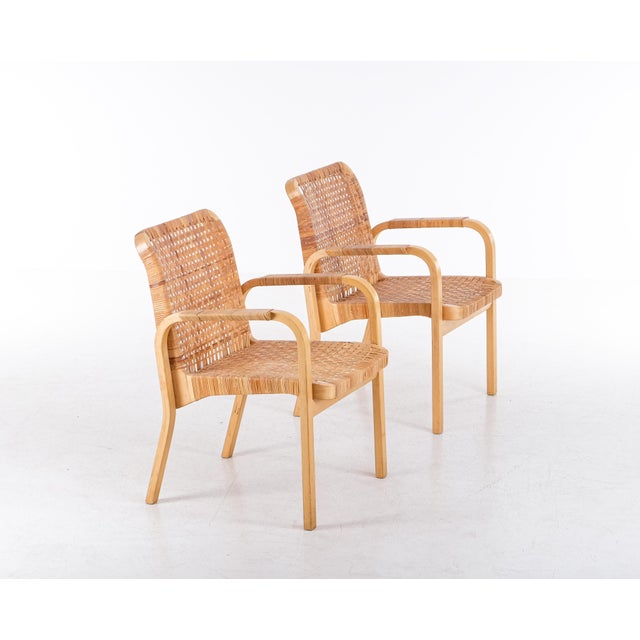 Set of Model 45 Armchairs attributed to Alvar Aalto for Artek, 1970s For Sale - Image 9 of 14