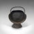 This is an antique helmet scuttle. An English, copper fireside coal or log bucket, dating to the Victorian period, circa...