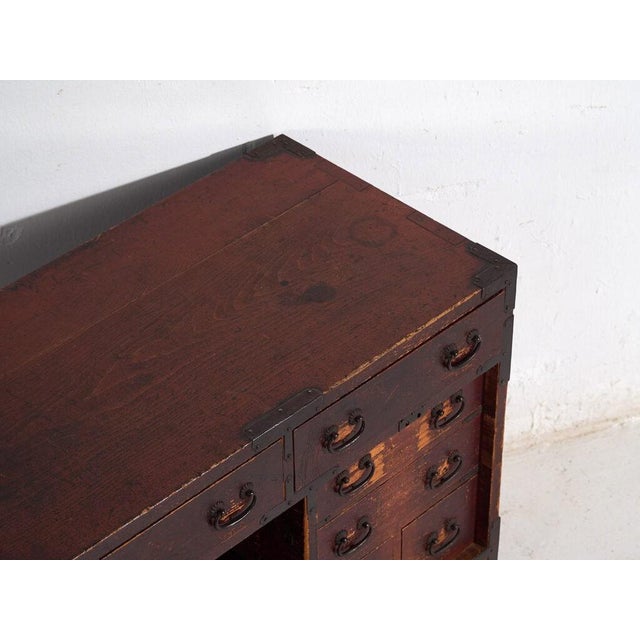 Japanese Tansu Chest of Drawers For Sale - Image 10 of 12