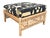 Wood McGuire Coastal Organic Modern Rattan Ottoman With Black & Ivory Cushion For Sale - Image 7 of 13