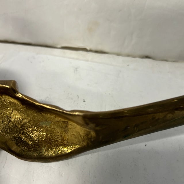 1980s Brass Dog Head Letter Opener by Virginia Metalcrafters For Sale In Miami - Image 6 of 9