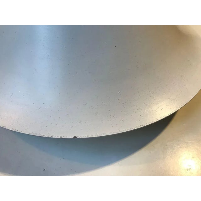 Vintage Danish White Pendant Ceiling Lamp from Jeka, 1970s For Sale - Image 11 of 12