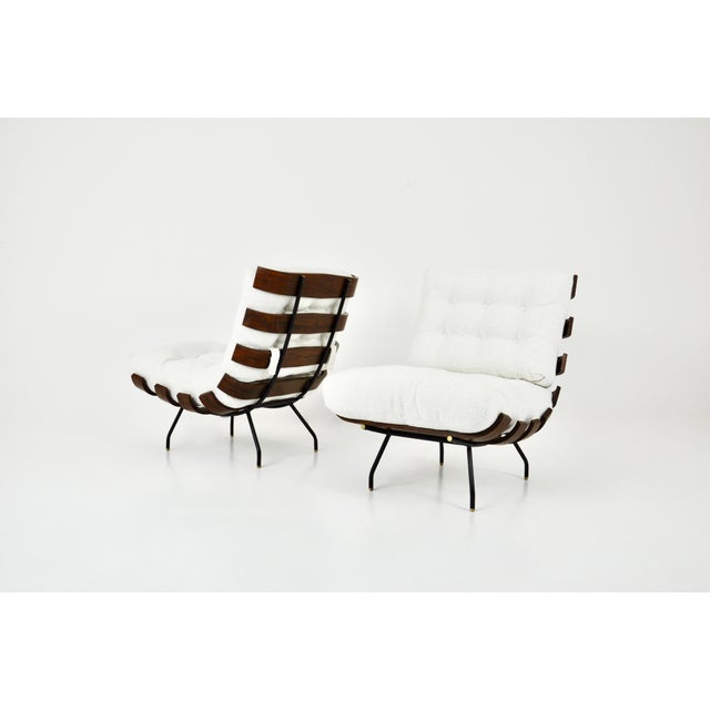 Costela Lounge Chairs attributed to Martin Eisler and Carlo Hauner for Forma, 1950s, Set of 2 For Sale - Image 13 of 13