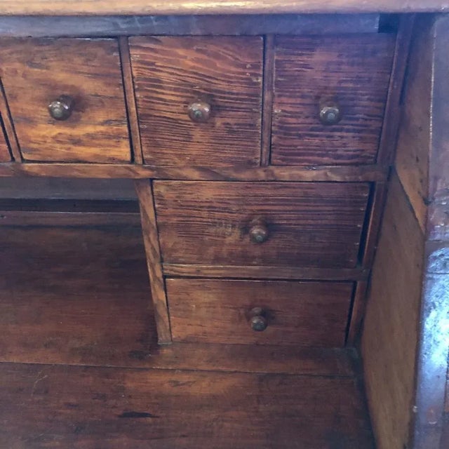 1960s Primitive Workmans Desk For Sale - Image 4 of 10