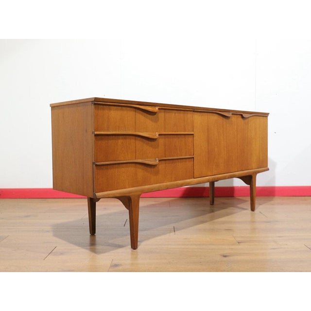Mid Century Modern Vintage Teak British Credenza Sideboard For Sale - Image 11 of 14
