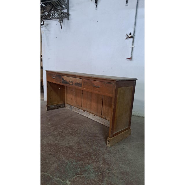 Antique Fir Workbench, 1890s For Sale - Image 10 of 10