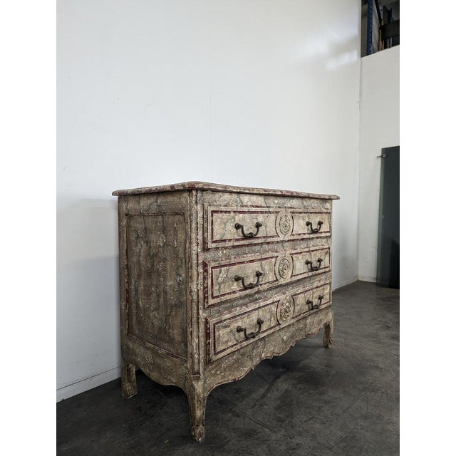 Louis XV Style Patinated Chest of Drawers, in Very Good conditions.