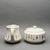 Illustration Vintage Cynthia Rowley for Fishs Eddy “Fashion People” Creamer and Sugar Bowl Set With Lid For Sale - Image 3 of 10