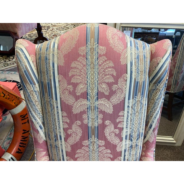 20th Century Chippendale Style Upholstered Chairs, Pair For Sale - Image 9 of 12