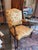 Pair of Antique French Louis XV Carved Walnut Bergère Armchairs For Sale - Image 4 of 11