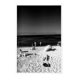 L'plage 1 by Gold Rush Art Contemporary Photograph in White Frame, Medium For Sale
