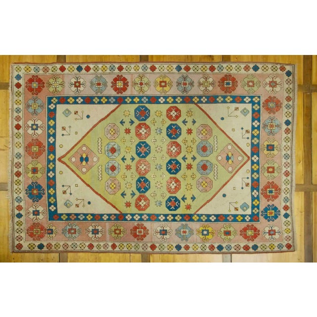 Antique Caucasian Shirvan Rug For Sale - Image 9 of 9