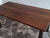 Brown Mid-Century Modern Brutalist Teak and Patinated Steel Dining Table, 1960s For Sale - Image 8 of 15