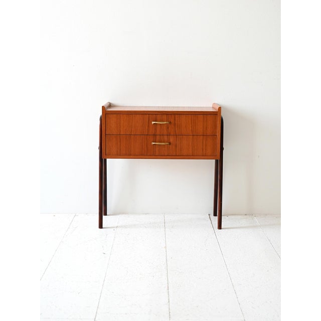 Vintage Scandinavian Teak Nightstand, 1950s For Sale - Image 10 of 10