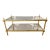 Italian Brass Coffee Table For Sale