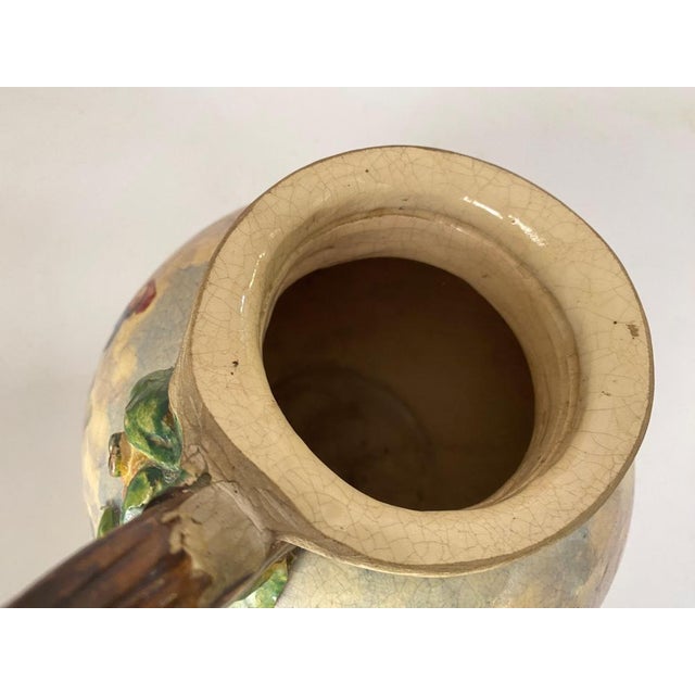 Faience Vase in Green, Red and Yellow with Lille Decor, 1757 For Sale - Image 3 of 18