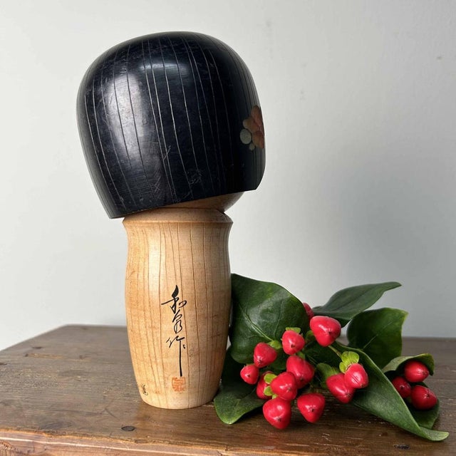 Vintage Sosaku Kokeshi Figurine by Izumi Ueda, 1960s For Sale - Image 10 of 14