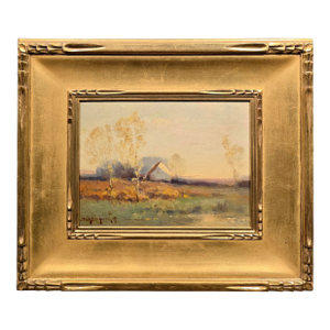 Alexis Matthew Podchernikoff - 1920s California Farm Landscape Oil Painting
