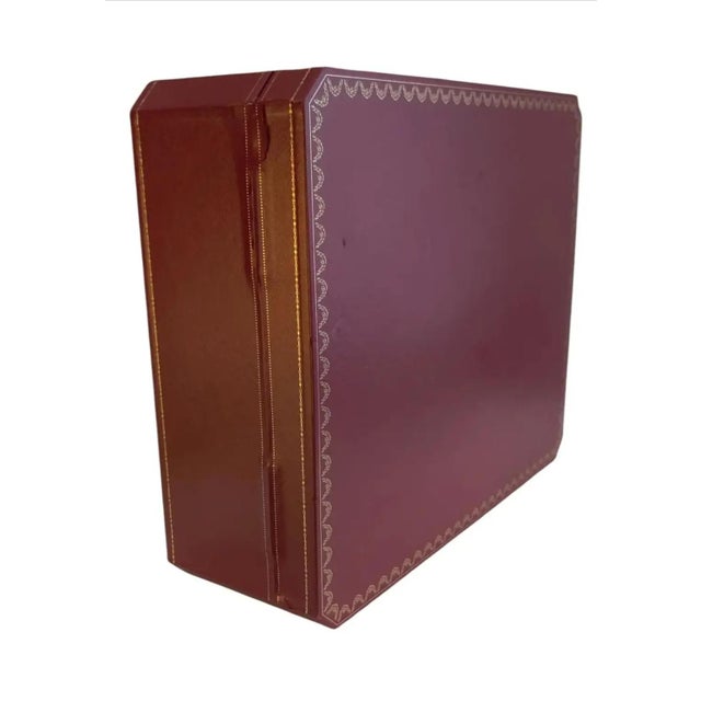 Late 20th Century Huge Authentic Cartier Red Presentation Box For Sale - Image 10 of 17