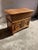 Introduction Authentic antique solid wood storage chest, likely originating from a traditional baker’s or rural household...