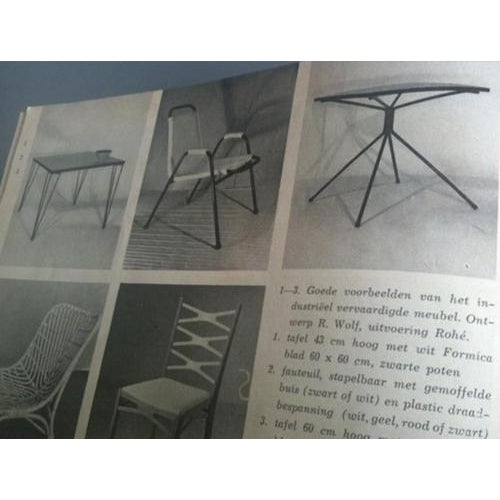 Coffee Table by Rudolf Wolf for Rohe Noordwolde, 1950s For Sale - Image 6 of 7